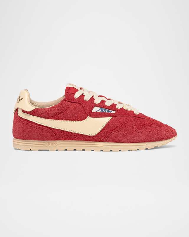 Windspin Retro Suede Low-Top Sneakers